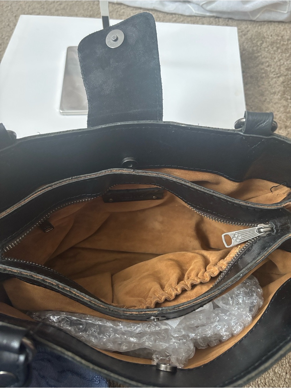 Patricia Nash Rienzo Leather Bag with Dual Straps - Picture 9 of 16